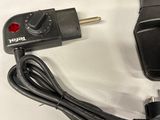 an image of a cell phone with a charger attached to it