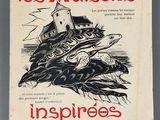 un vieux livre avec l'image d'un homme à cheval