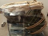 a stack of boxes that have been wrapped in plastic