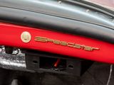 a close up of a red and black car dashboard