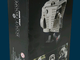 a box with a lego star wars set inside of it