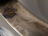 a close up of a metal object on a table