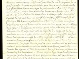 une photo en noir et blanc d'un document sur lequel figurent des inscriptions