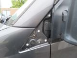 a close up of a door handle on a car