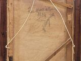 an old picture of a piece of wood with a rope hanging from it