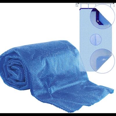 un rouleau de tissu bleu à côté d'un rouleau de tissu bleu