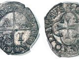 a silver coin with an image of a man on it