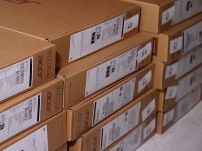 several boxes stacked on top of each other on a floor