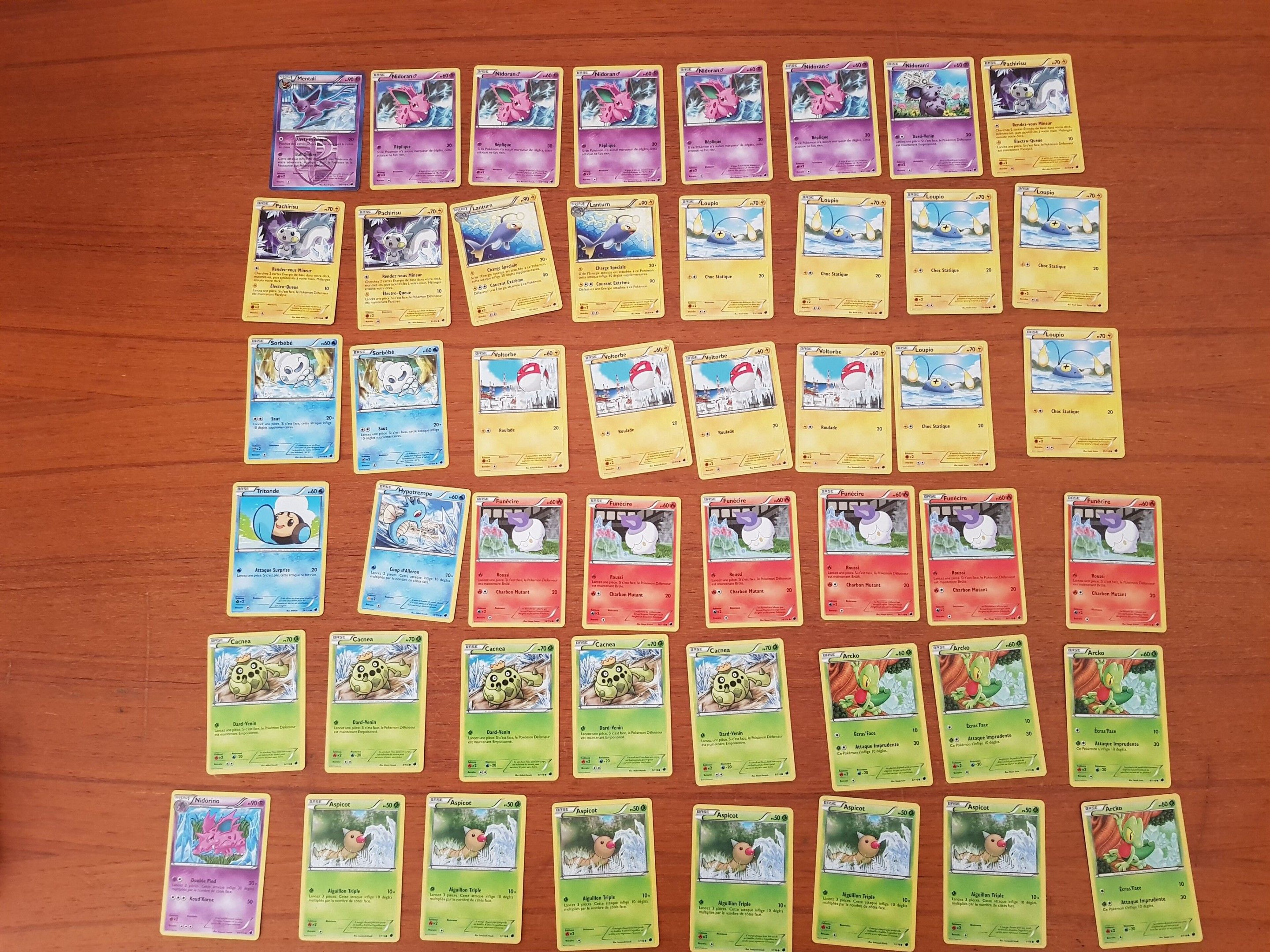 POKEMON - 100 cartes glaciation plasma non triées
