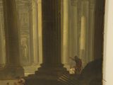 a picture of a painting on the wall of a building