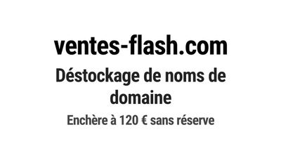 Nom de domaine ventes-flash.com.