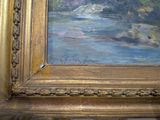 a picture of a painting on the wall of a room