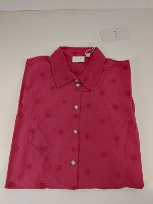VILA CLOTHES - Chemise Vivalenta L/S - Rose Fuchsia à Motifs…