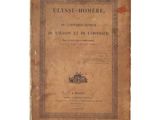 an old book with the title ulysses - homere written in french