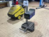 a machine that is sitting on the floor in a building