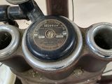 a close up view of a motorcycle ' s handlebars