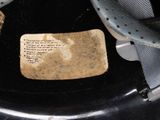 a piece of paper on the seat of a car