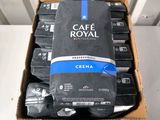 a box of coffee that is sitting on a table