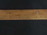 a piece of wood that has some screws on it