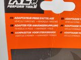 an image of a package of black and orange items on a white surface