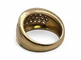 an image of a gold ring with diamonds on a white background