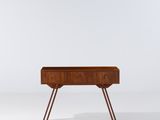 an image of a desk with a wooden top and legs