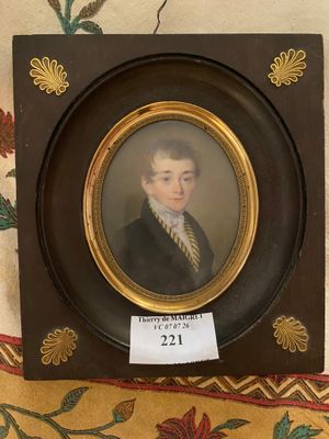 a picture of a man in a suit and tie in a picture frame