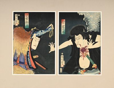 deux portraits d'un homme et d'une femme sur la même photo