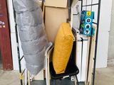 a cart that has a lot of stuff on it