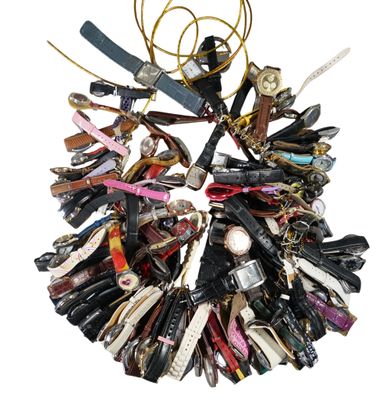a lot of different types of purses on a white background