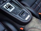a close up of the center console of a car