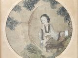 une image d'un tableau représentant une femme assise sur une chaise