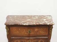 Secrétaire en bois de placage marqueté à décor de fleurs sty… (photo 6)
