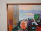a picture of a painting on the wall of a room
