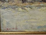 a picture of a painting on the wall of a room