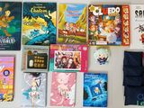 many children ' s books on the table together