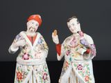 paire de figurines chinoises représentant un homme et une femme