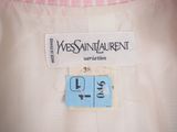 a label on a dress that says yves saint laurent