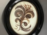 a picture of a picture of a clock on a wall