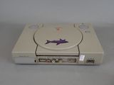 nintendo classic game console with shark decal on the side