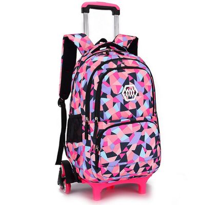 1 sac à dos d'école pour filles avec roulettes FASHION BACKP…