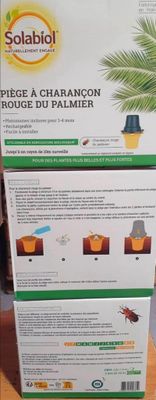 une boîte sur laquelle figure l'image d'une plante