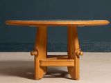 an image of a wooden table with a glass top