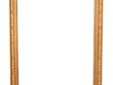 an image of a gold framed mirror on a white background