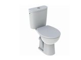 a white toilet that is on a white background