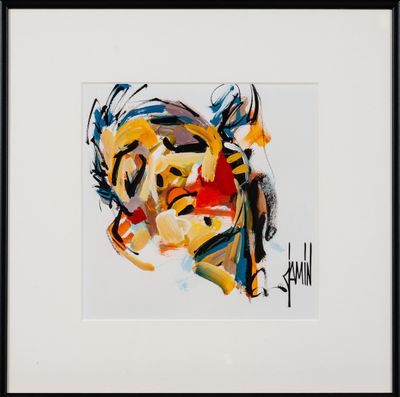 David JAMIN (1970) : S'évader. Acrylique signée. - Photo 1