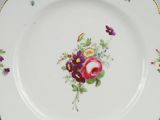 an image of a plate with flowers on it