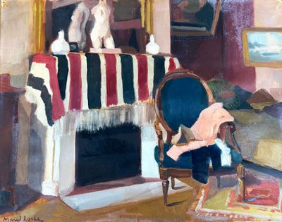 Marcel ROCHE (1890-1959) Vue d'intérieur