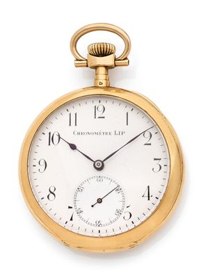 Montre Gousset Lip Chronomètre Ancienne - Mécanique Manuel - À Restaurer (5cm)