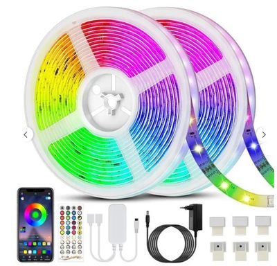 Kit de bande LED RVB de 2 m avec télécommande